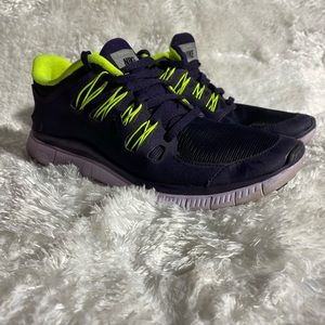 Blue Reflective Nike’s